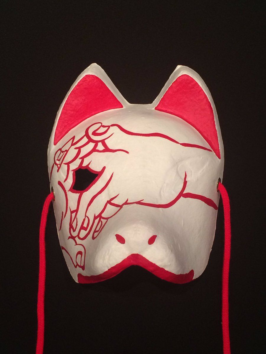 戌一妖怪図鑑 21 狐の窓面 (キツネノマドメン) 人に化けた狐を見破る事