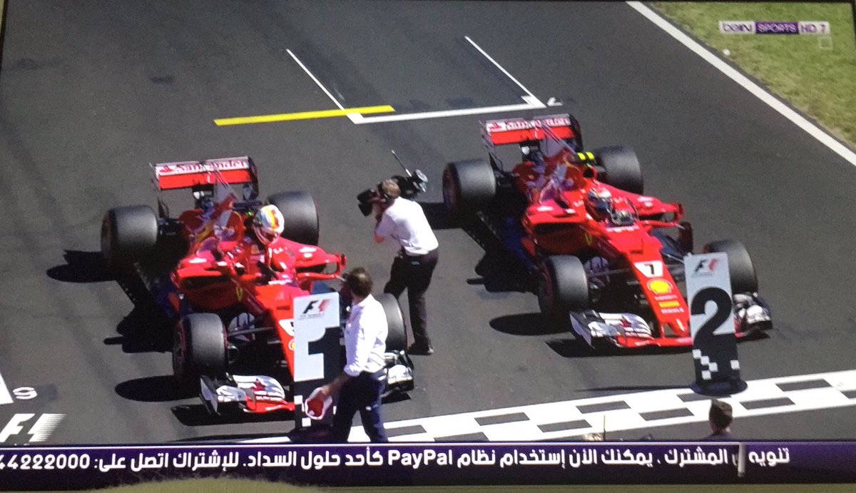 zuhaibm's tweet photo. Forza Ferrari 👍👍👍
#ForzaFerrari 
#Formula1 
#HungarainGP 
#beINf1 https://t.co/jsOVZsxFr2