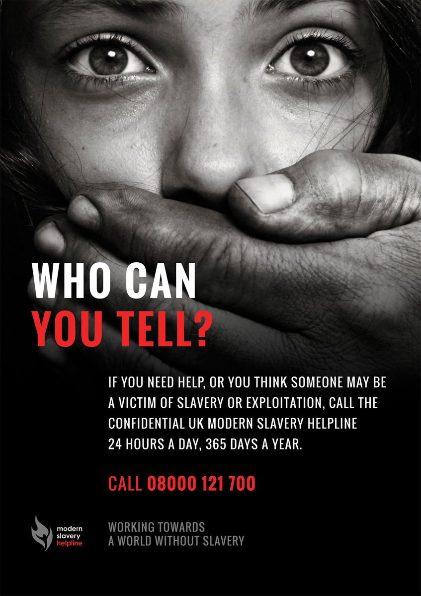 Today is the World Day Against Trafficking in Persons #EndHumanTrafficking #ModernSlavery modernslaveryhelpline.org