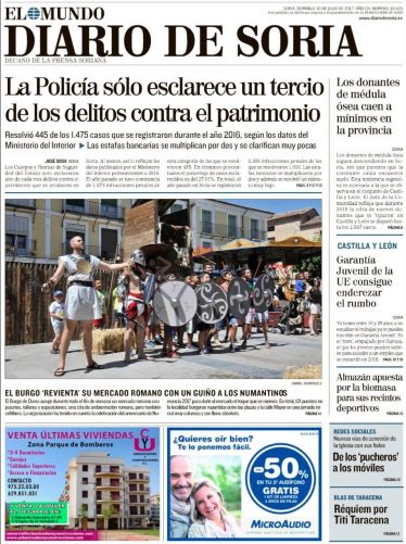 esRadio_CyL's tweet photo. Las #portadas de los diarios de @edigrup en #CastillayLeón. No te pierdas @DiarioCyLMundo, @diariodeleon, @diariodesoria y @correodeburgos https://t.co/Fn7YxFy9lu