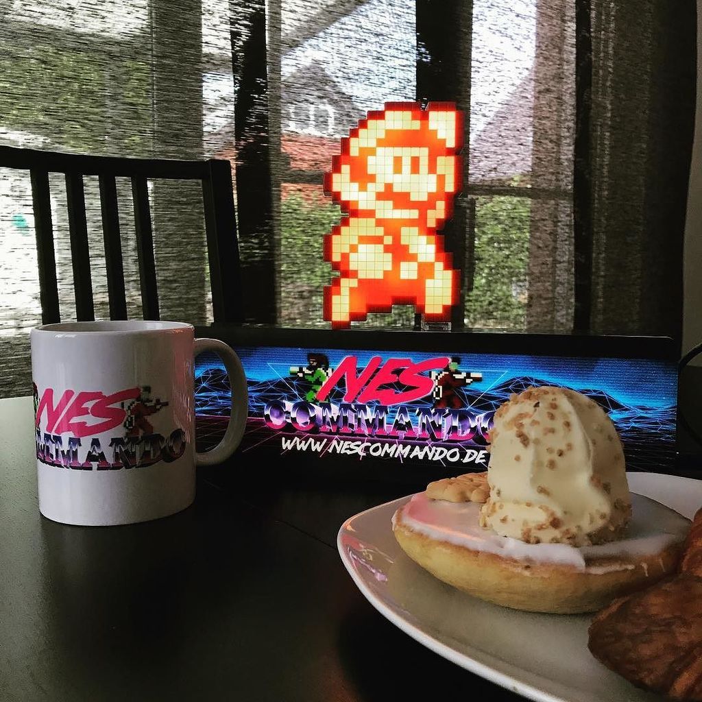 nescommando's tweet photo. #Breakfast #CommandoStyle #nescommando #PixelPals #SuperMario #SuperMarioBros #NES #Nintendo #Dortmund #retromaniac https://t.co/ANgBo8EA63