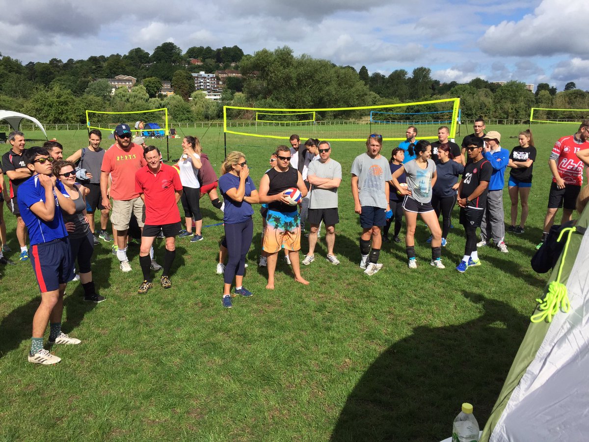 guildfordvolley's tweet photo. #GIVCTournament, opening. All teams gathered. The 30th bday of our club. Let's 🎉 https://t.co/8fzH90yXJY