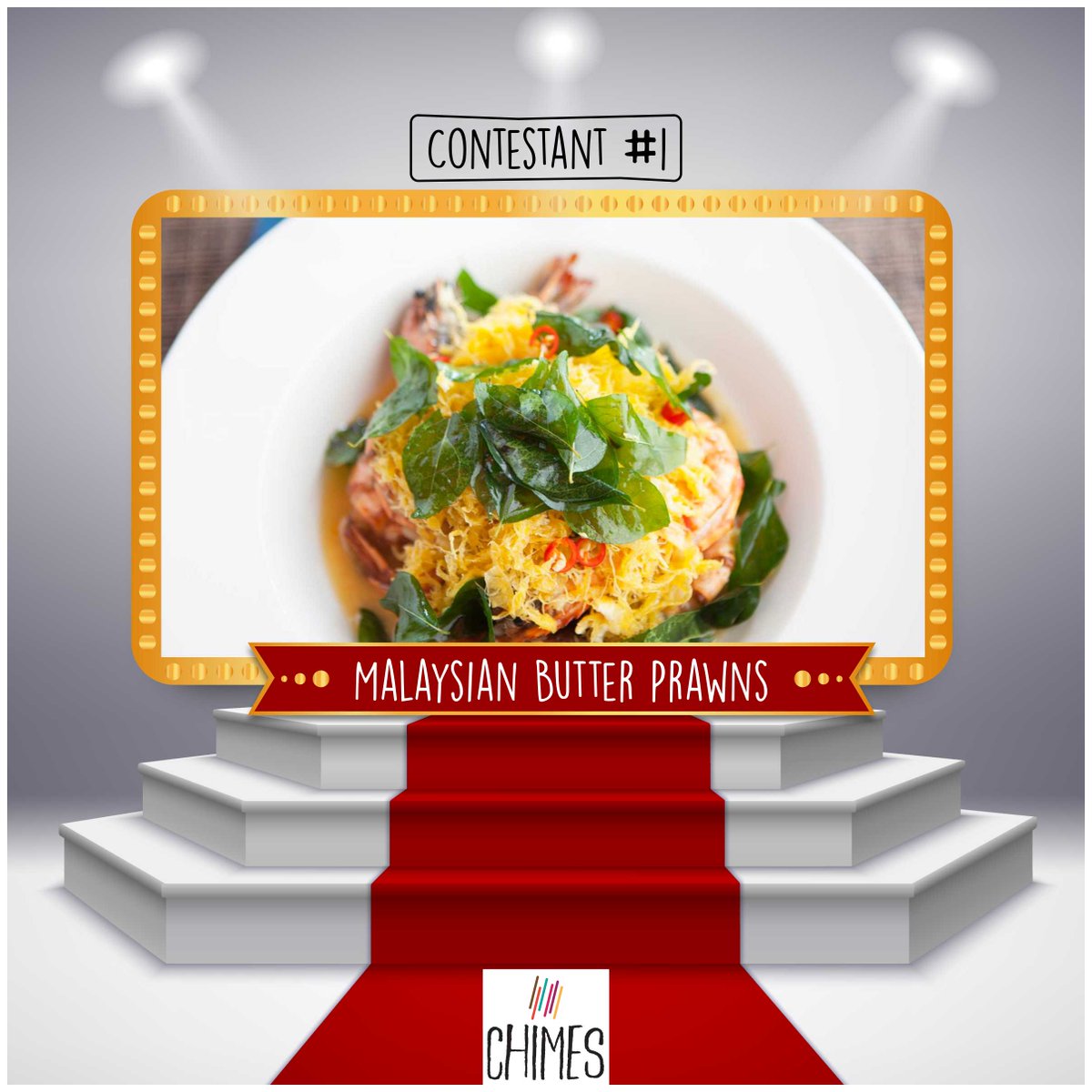 ChimesDubai's tweet photo. Contestant#1! #MalaysianButterPrawns Delicious and divine only at @ChimesDubai #chimesdubai #asianfood #mydubai #dubaieats https://t.co/eo3Epija7q