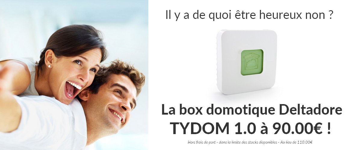 DomotiqueMister's tweet photo. Promotion chez @DomotiqueMister la box domotique TYDOM 1.0 à 90.00€ ! Plus d'info sur https://t.co/lulJkLLZc4 https://t.co/CSAJjHHb7u