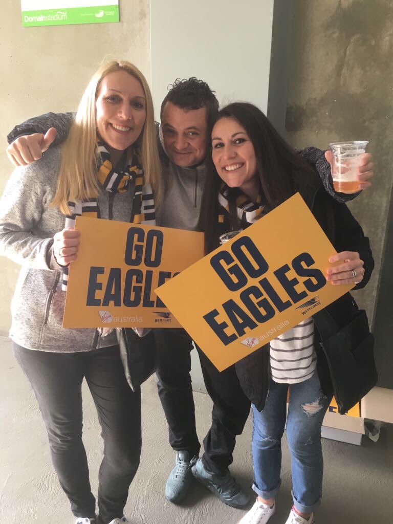 77Hawksley's tweet photo. Watching the West Coast Eagles play 💙💛💙💛 https://t.co/7eaBK1xT4m