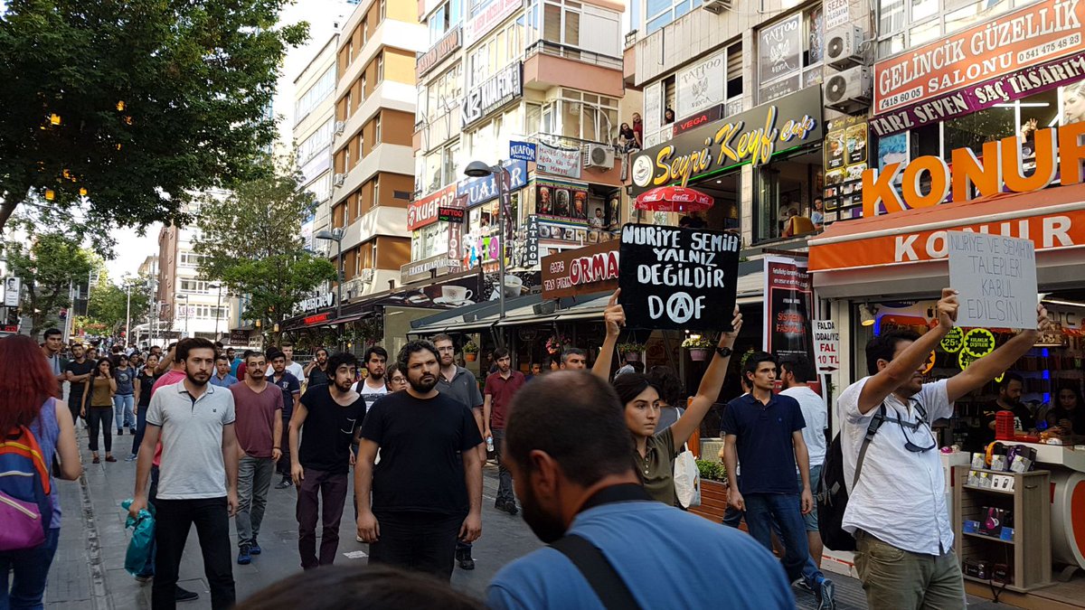 DAFederasyon's tweet photo. Nuriye ve Semih'e yönelik hastane işkencesi ve zorla tıbbi müdahale etmek isteyenlere karşı bugün 19.00'da Galatasaray Meydanı'nda olacağız. https://t.co/5etJtN1lim