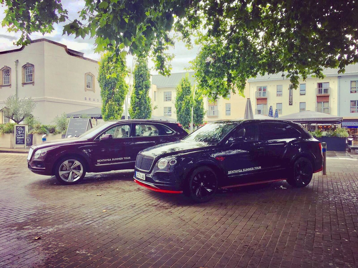 Beautiful morning at @CabotCircus in #Bristol. The Bentley Summer Tour is here! Come & see our Bentayga display. #Bentayga #BentleyBristol