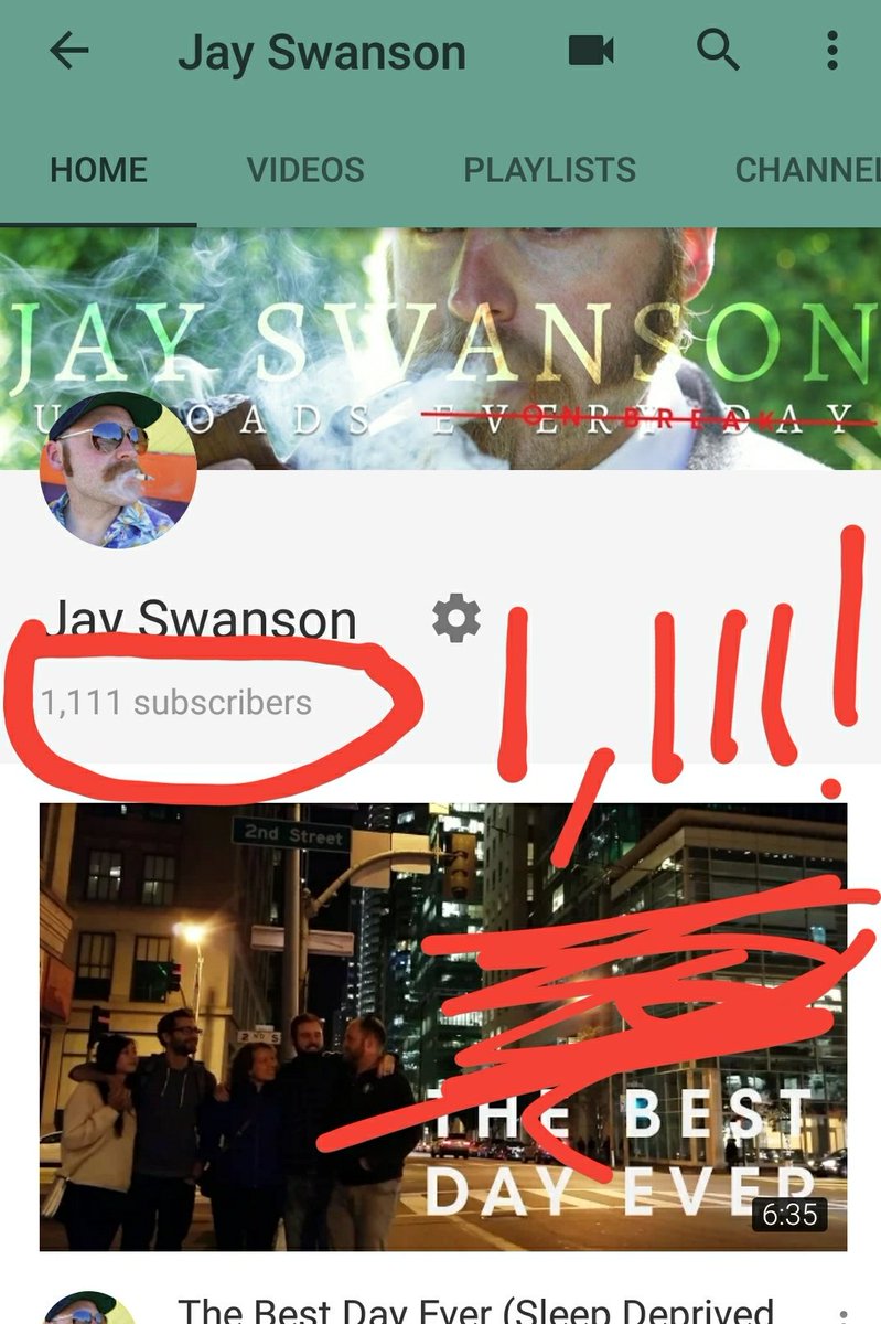 jayonaboat's tweet image. 1,111!,!!! The coolest subscriber count of all! And, as good as my word, it's time to start vlogging again. #goodbyesleep