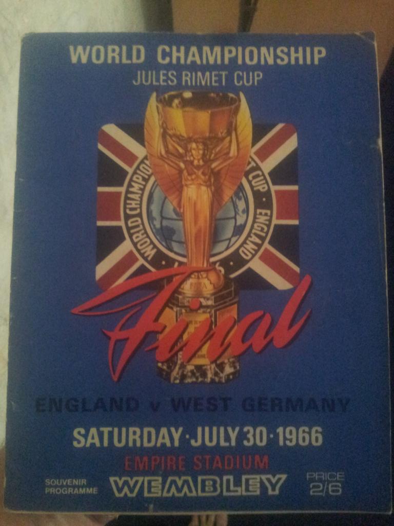 ChrisLowes83's tweet photo. 51 years today football came home #WorldCup #FinalProgramme https://t.co/YdPK3ux4i8