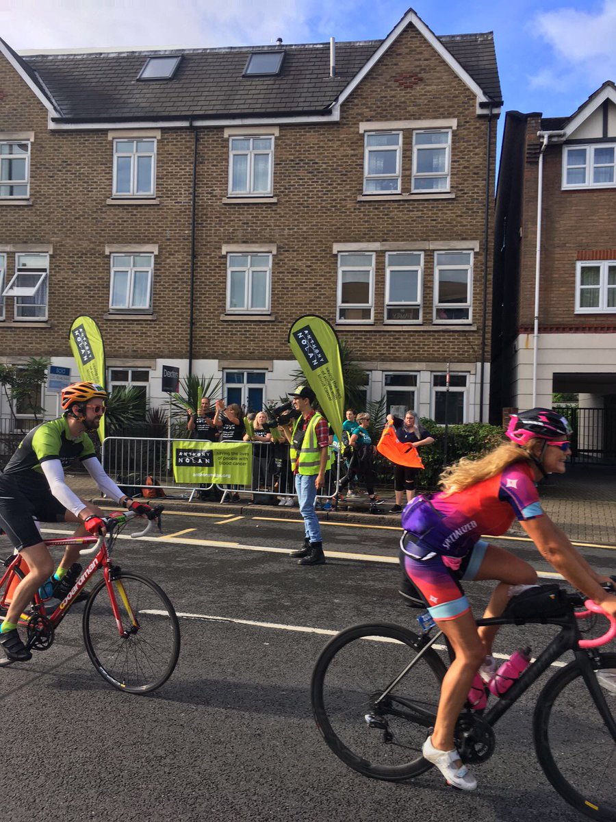 AnthonyNolan's tweet photo. Today, our #TeamAN family is taking on all 100 miles of #RideLondon to raise funds and save lives - come on, you heroes! 🚲🚲🚲 https://t.co/3VuFDnJ4fc