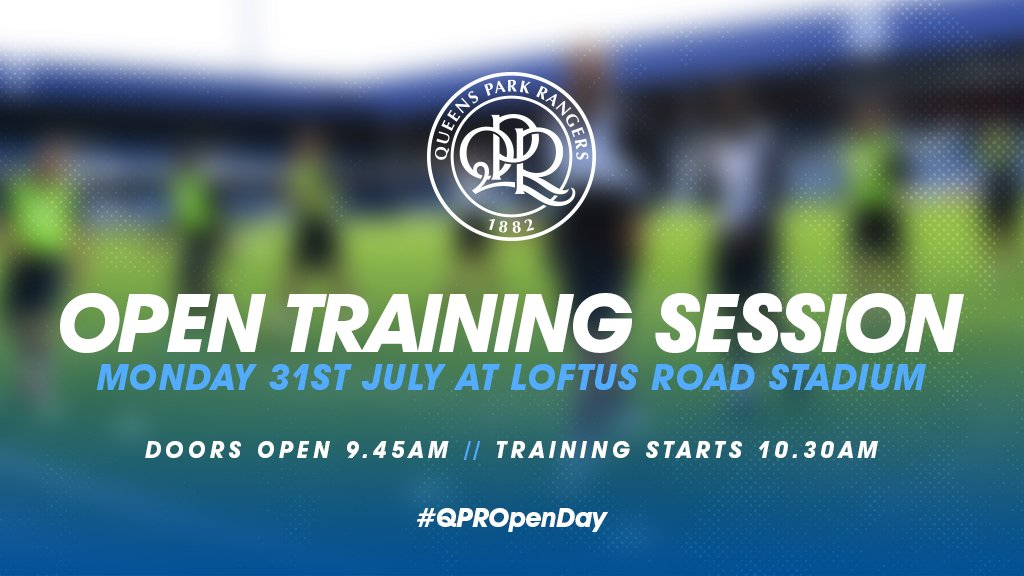 ⚽️ We're back at Loftus Road on Monday for the #QPROpenDay!

Who's joining us?