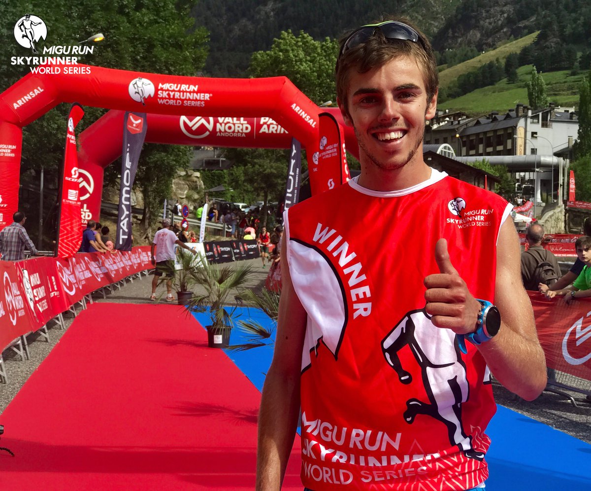 Booooom‼️ After winning one week ago @dolomiteskyrace, <a href="/JanMargarit/">Jan Margarit Solé</a> wins Skyrace Comapedrosa in 2h36' and beats the record in... 14'!