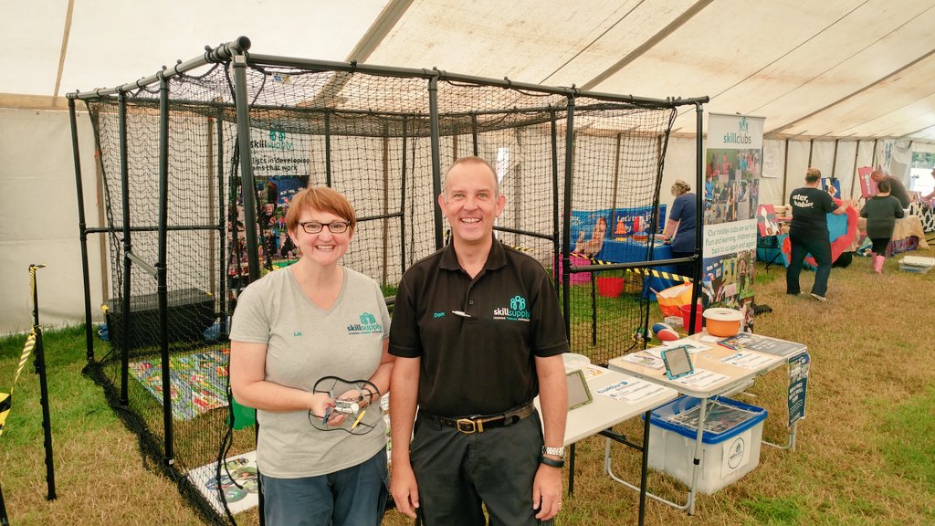 skillsupplyuk's tweet photo. We are good to fly! Come visit us at the BigDayOutCheshire &amp; have a go. Learn about our amazing Skill Clubs @Reaseheath #bdo2017 #Nantwich https://t.co/0z7nCdxkQt