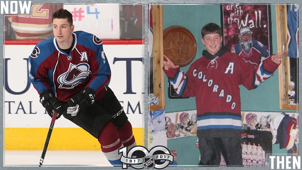 NHL's tweet photo. Fresh new cut. Same jersey.

Not much has changed, @Matt9Duchene. #NHL100 https://t.co/FU6j0iO7S2