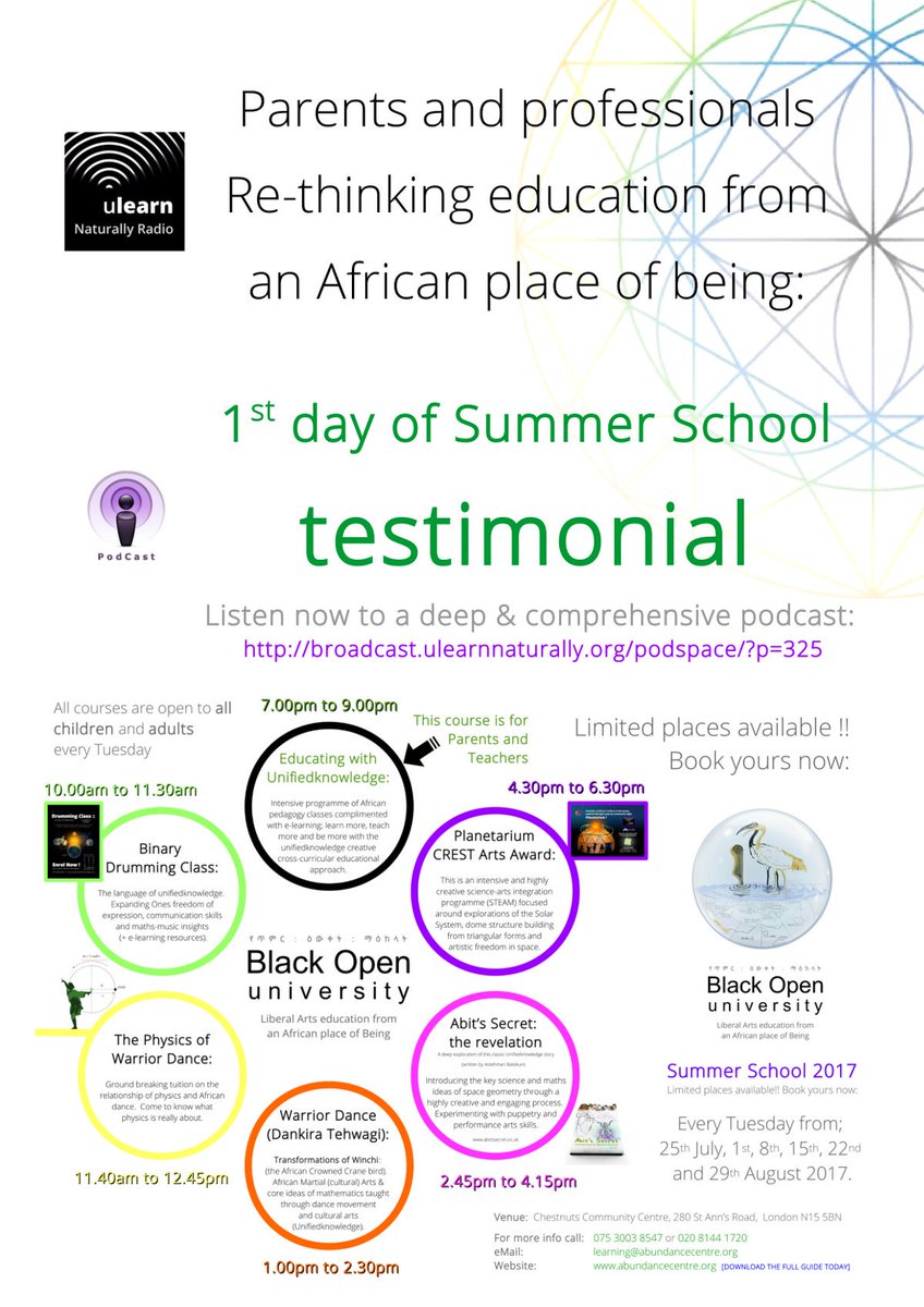 uLearnNaturally's tweet photo. Re-thinking #education from an #African place of being; Summer School testimonial.

SHOW - Collective Deep Trust: 
https://t.co/xhJcJiFGaq https://t.co/e69gmmtCmO