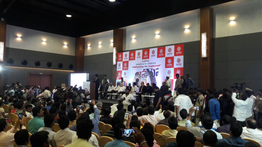 jssoldiers's tweet image. Few snaps from today meeting of Janasenani with Harvard University doctors. 
JANASENA CHIEF IN VIZAG