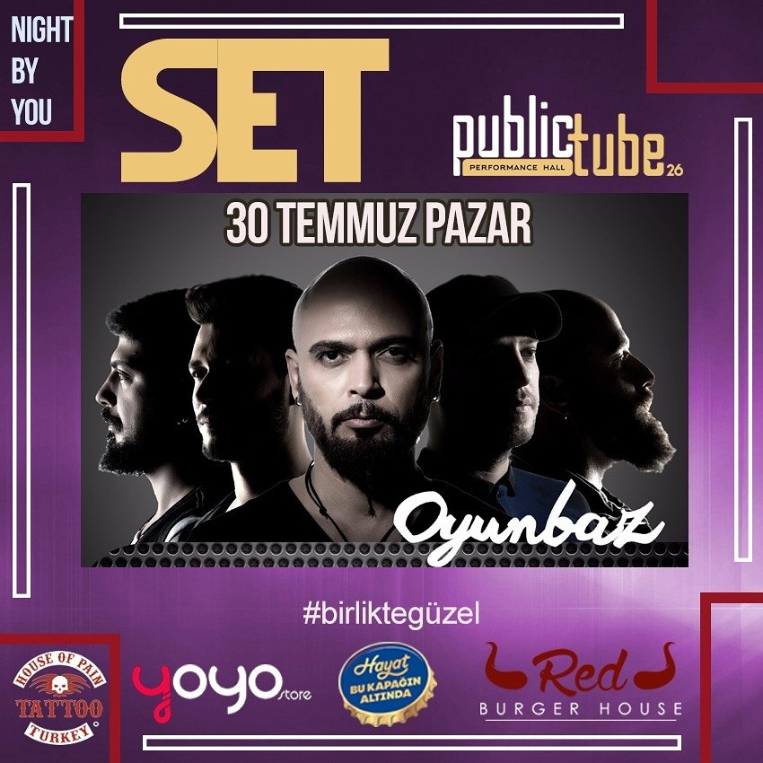 SetBand's tweet photo. Bu akşam @PublicTube1 sahnesindeyiz... Evimizde... 
Bekleriz... #setband #setoyunbaz #arpejyapim #miknatisproduction #birlikteguzel https://t.co/YrDA0EkjNV