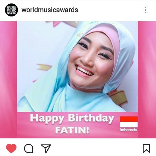 Thanks you <a href="/dafentcom/">Daf Entertainment</a> and <a href="/WORLDMUSICAWARD/">World Music Awards</a>  #HBD21FatinSL #DafBama2017_FatinShidqia #DafBama2017 cc <a href="/FatinSL/">Fatin Shidqia Lubis</a> <a href="/Fatinistic/">Fatinistic OFFICIAL</a> <a href="/SonyMusicID/">Sony Music Indonesia</a>