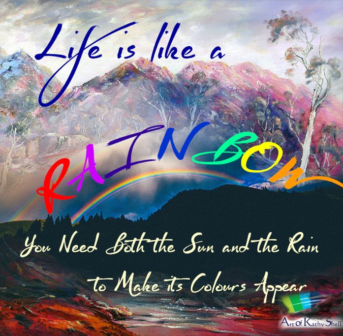 SultryBlume's tweet photo. Life is like a rainbow... Healthy lifestyle and books blog https://t.co/n9Yf0kXoqh #rainbow #life #lifestyle https://t.co/Ozo3cVOty3