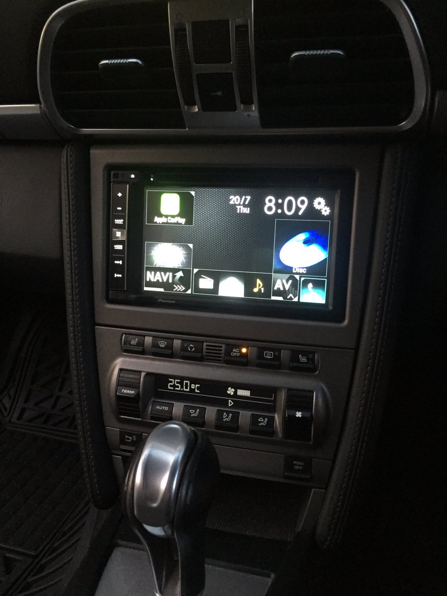 AVAGroupUK's tweet photo. Another @Porsche for @PioneerUK AVIC-F980BT, retained BOSE using @NAVTV_USA, and Reverse Camera! #AdvancedVehicleAlarms https://t.co/B1tzTrFWSu