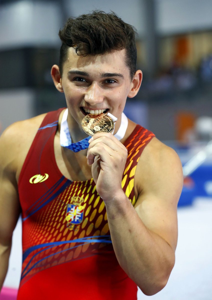 LaLigaPlus's tweet photo. ⭐️ @NicolauMir en #Gyor2017 

🥇 Suelo
🥉General
🥉Salto
🥉 Paralelas

No lo hace mal vuestro chico, @RFEGimnasia... https://t.co/FAoJH4wian