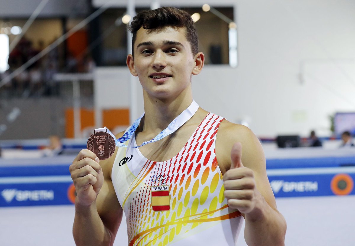 LaLigaPlus's tweet photo. ⭐️ @NicolauMir en #Gyor2017 

🥇 Suelo
🥉General
🥉Salto
🥉 Paralelas

No lo hace mal vuestro chico, @RFEGimnasia... https://t.co/FAoJH4wian