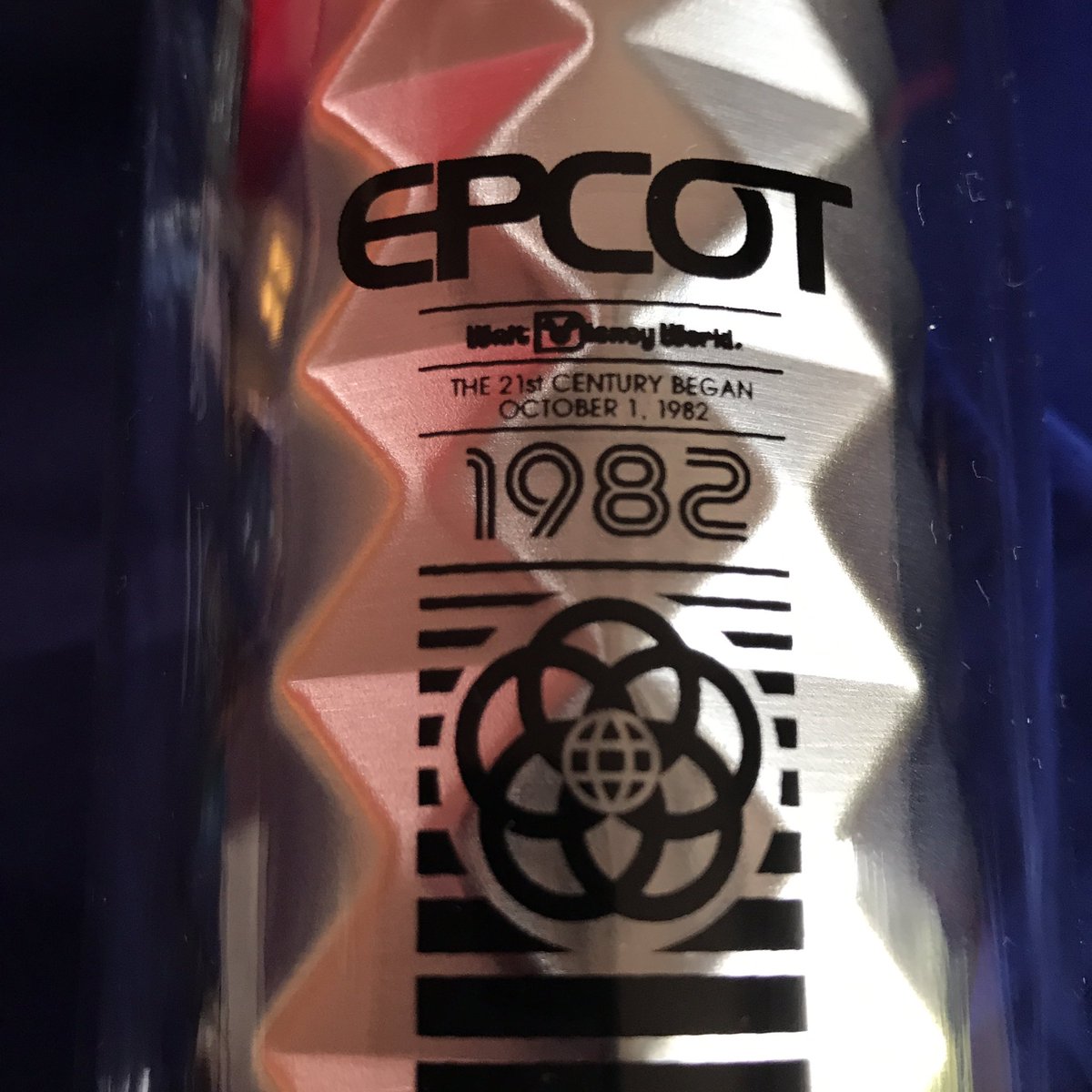 OriginalEpcot's tweet photo. #Epcot35 commemorative merchandise from the last #D23Expo2017. #rememberthefuture https://t.co/ku4i0OobiI
