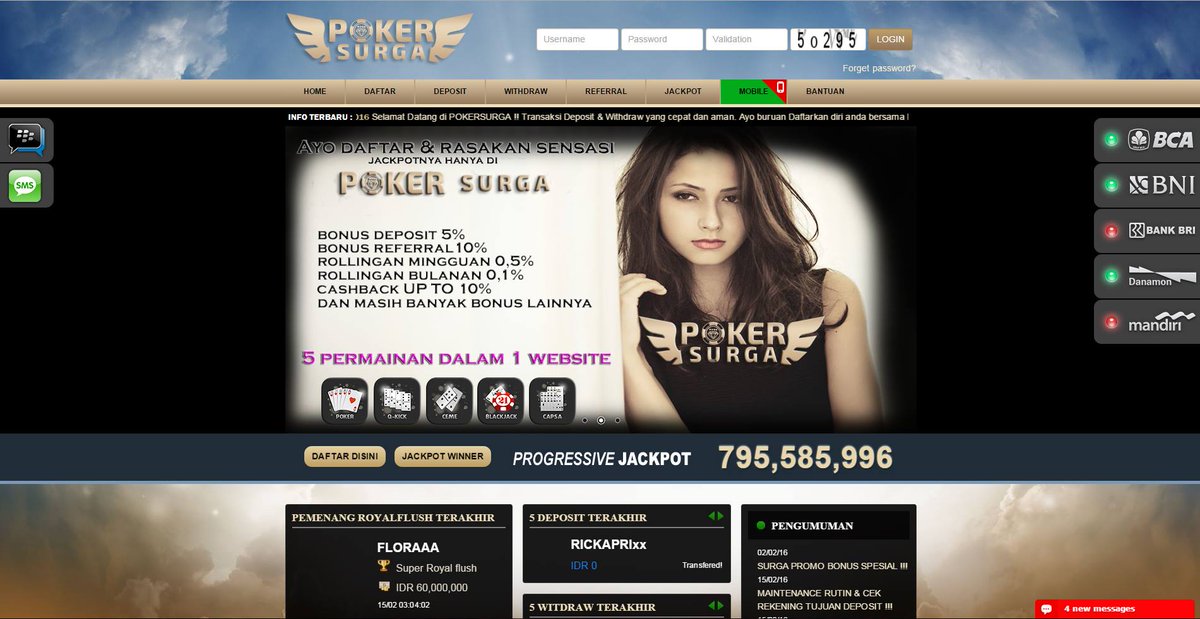 PokerSurga's tweet photo. #agenpoker #pokeronline #agenterbaik #agenpokerterpercaya #agenresmi #masterpoker - sms : 082167530999
- BBM : 2671A00C
- BBM : 2B175E23 https://t.co/WOZUCCMJhy