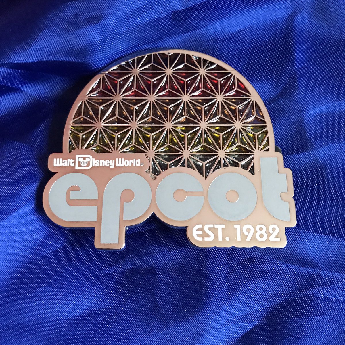 OriginalEpcot's tweet photo. #Epcot35 commemorative merchandise from the last #D23Expo2017. #rememberthefuture https://t.co/BQqeullYiV