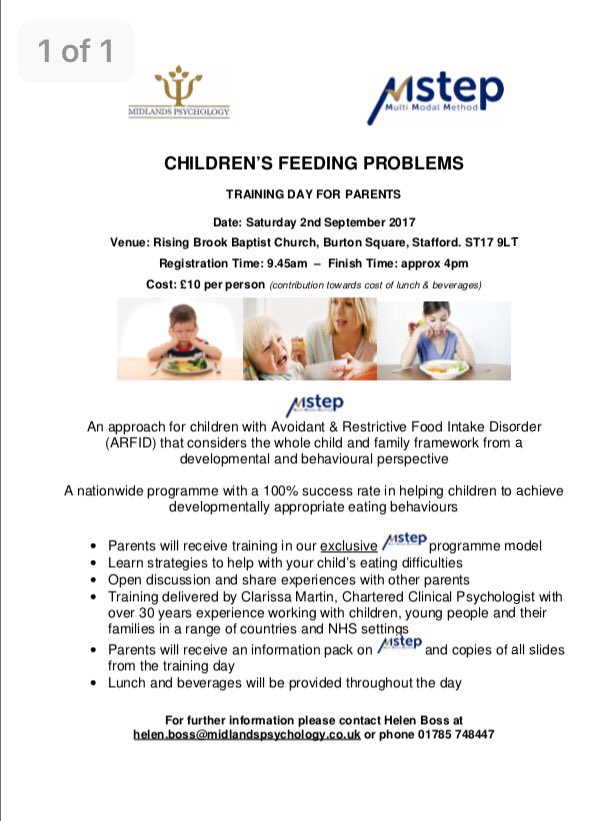 Tubetochicken's tweet photo. @johnleechmcr training day for parents (thanks to Mike's success β€οΈ) with @MidPsy will be beneficial for children with #FeedingProblems https://t.co/kuOCBFggZp