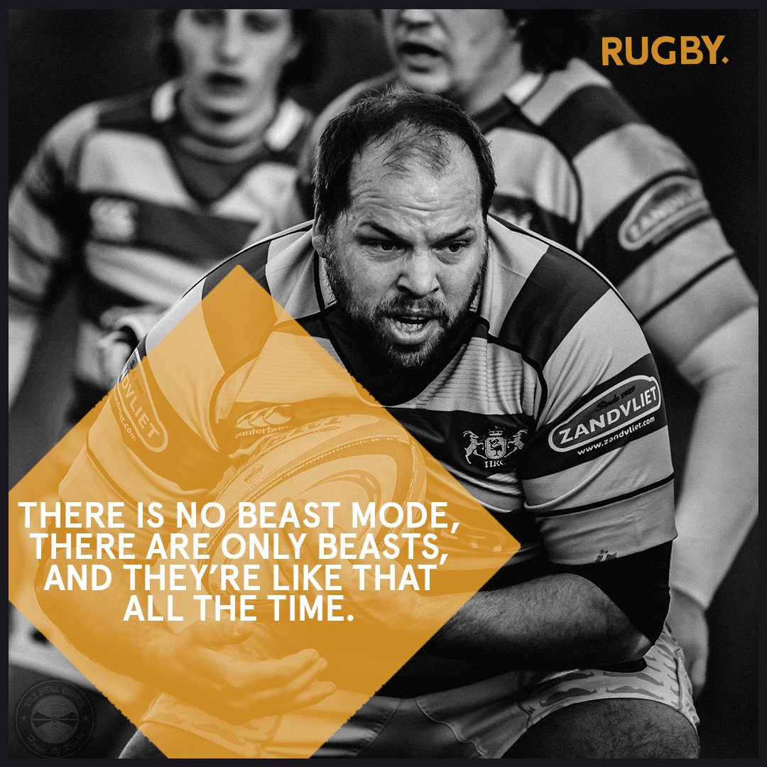 Heb jij er zo één in je team? Foto door The Oval Office #Beast #RUGBY.