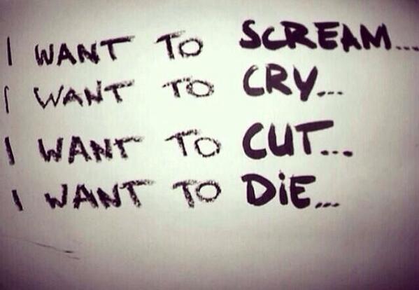 Suicidal thoughts tweet media