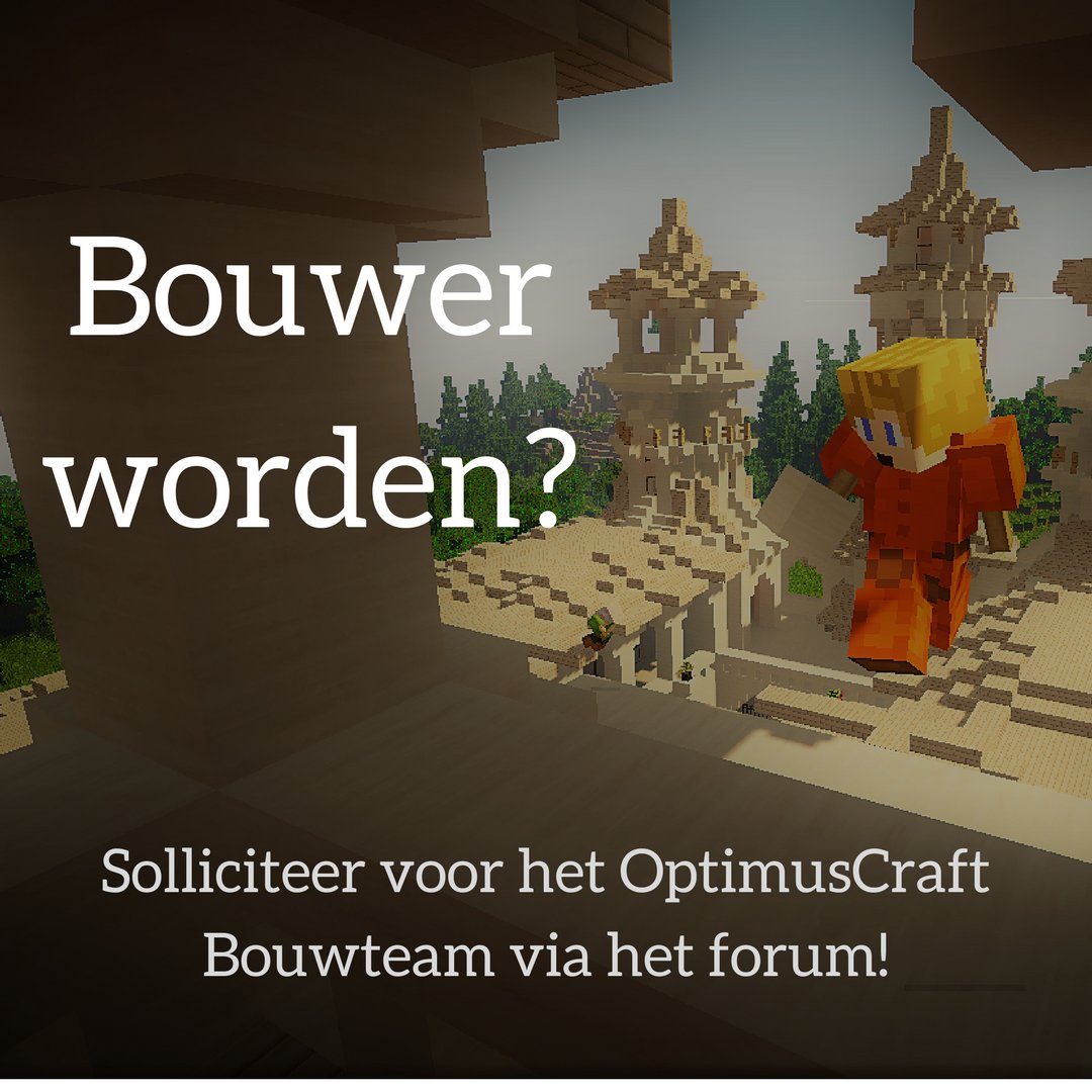 OptimusCraft's tweet photo. Ben jij de getalenteerde, enthousiaste en vriendelijke bouwer waar wij naar op zoek zijn? Solliciteer nu! 
https://t.co/YxBv8Bip6a https://t.co/n6oziDdwdp