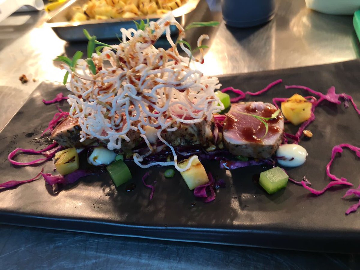 ChefIanBergh's tweet photo. New tuna tataki starter. https://t.co/2WzJHK8fRV