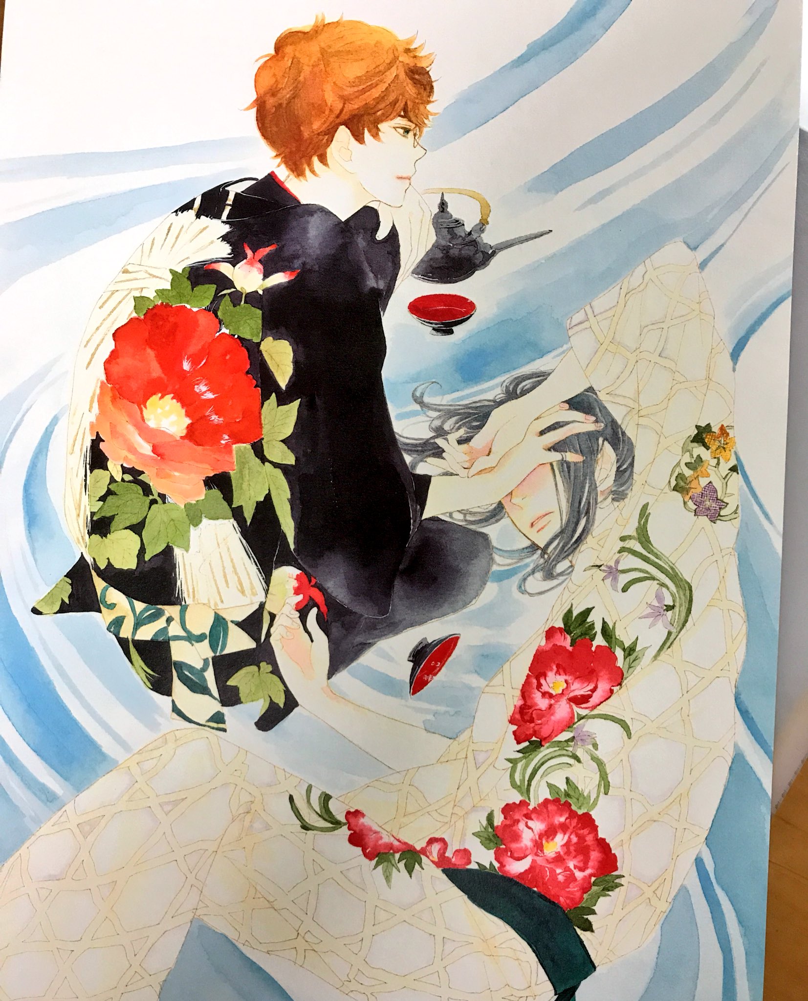 高尾滋 去年 サイン会で原画展示して頂いたときに出したやつです 左から 人形芝居 いっしょにねようよ てるてる少年 ゴールデンデイズ T Co Xggdzd4a5e Twitter