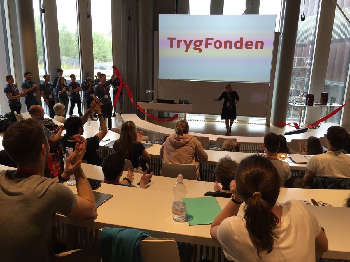 SATSKbh's tweet photo. Thank you @trygfonden for your support! Thank you @ThomasGrethe for opening #EMSS17! 1 week of learning, insight and fun ahead! #savinglives https://t.co/5WO3tMUlz8
