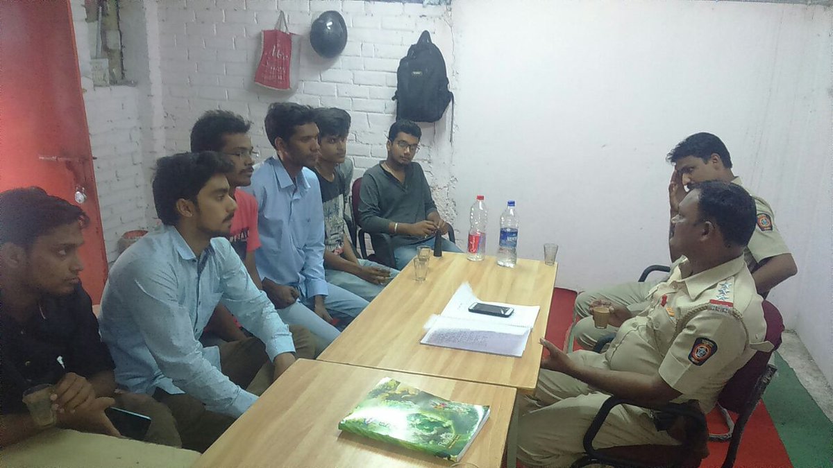 Meeting with Ganesh mandal to make DJ free Ganeshostaw in pratap nagar beat