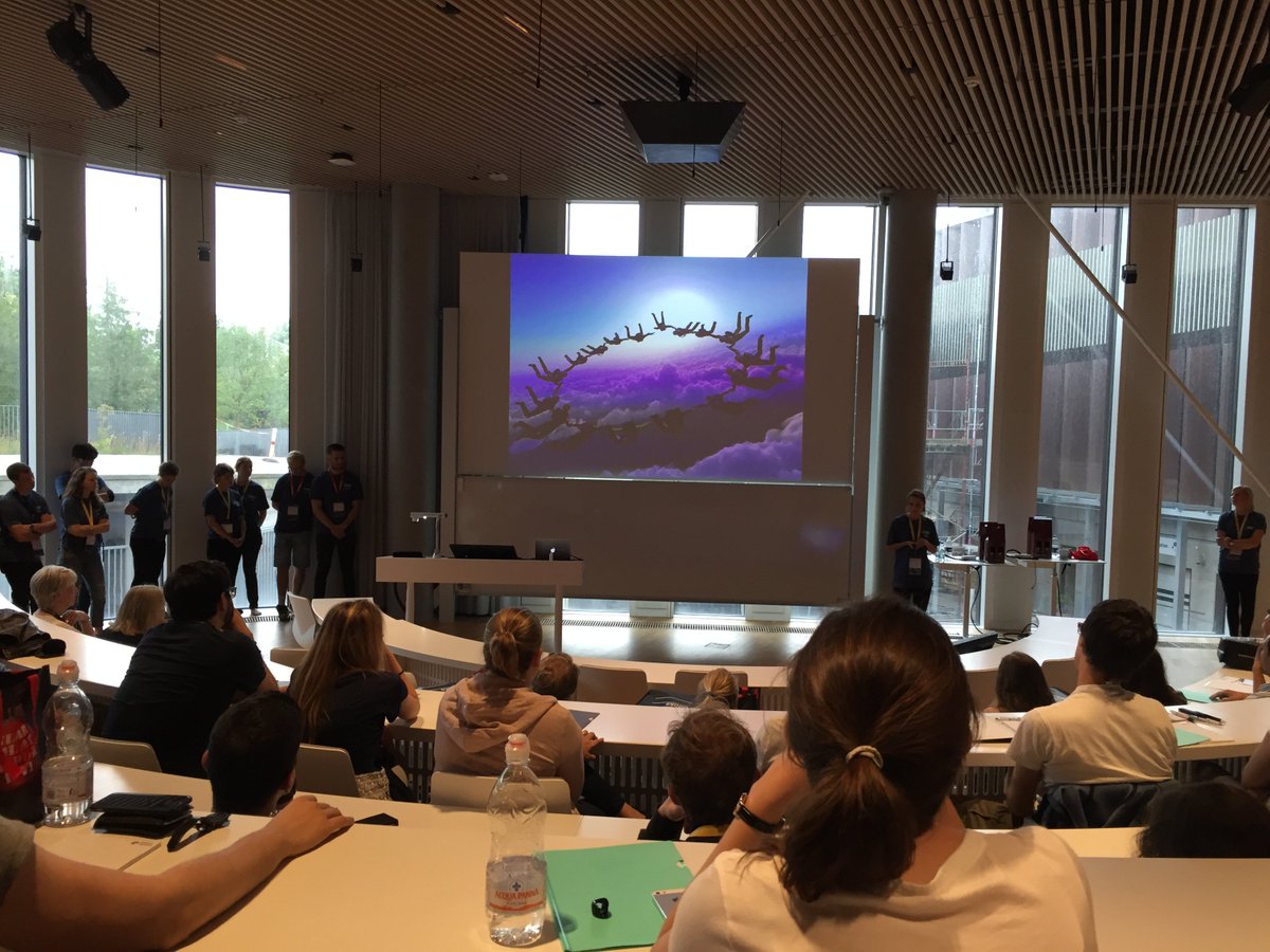 SATSKbh's tweet photo. At the #EMSS17 adventure you will evolve your team competencies! Sidse Nørgaard sharing our vision. #startingadventures #survival https://t.co/za7hoZZmwx