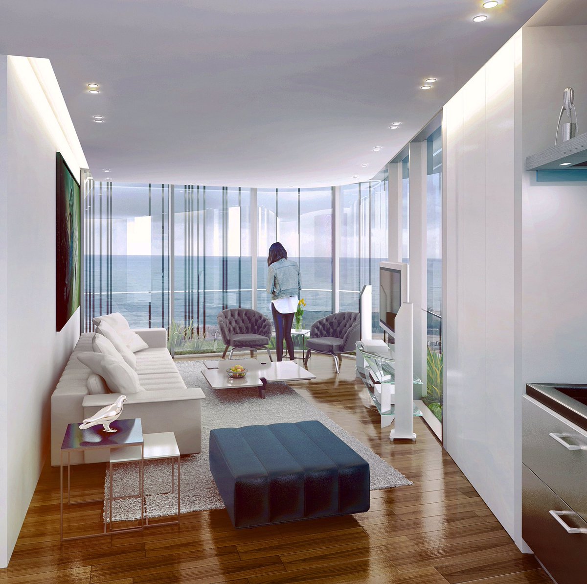 Sea view or city view? #labsquarearchitecture #interiordesign