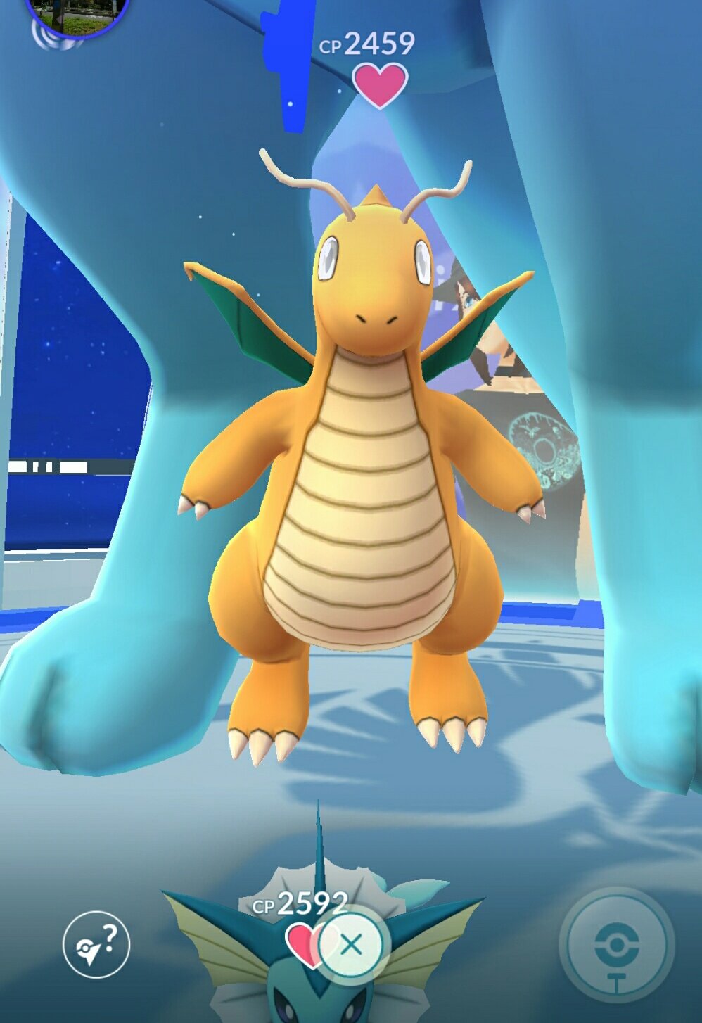 みんち 在 Twitter 上 ポケモンgo 面白いバグ なんだか変なバグに遭遇 ๑ ㅁ ๑ シャワーズがジムに登ったポケモンの後ろでにゅっと出てきてクルクルしてた マップでジムの上クルクルしてるアレ チームカラーのジムマークと交代で W クルクル 笑