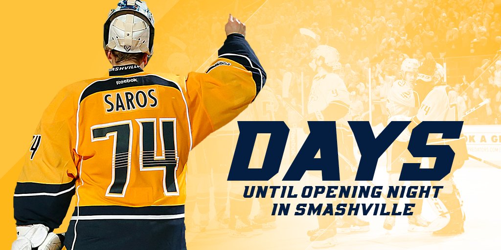 PredsNHL's tweet photo. So, we were a day early with P.K.'s post (we got a little too excited) but we're back on track now.

74 DAYS 👊 #Preds https://t.co/41bsxLMngI