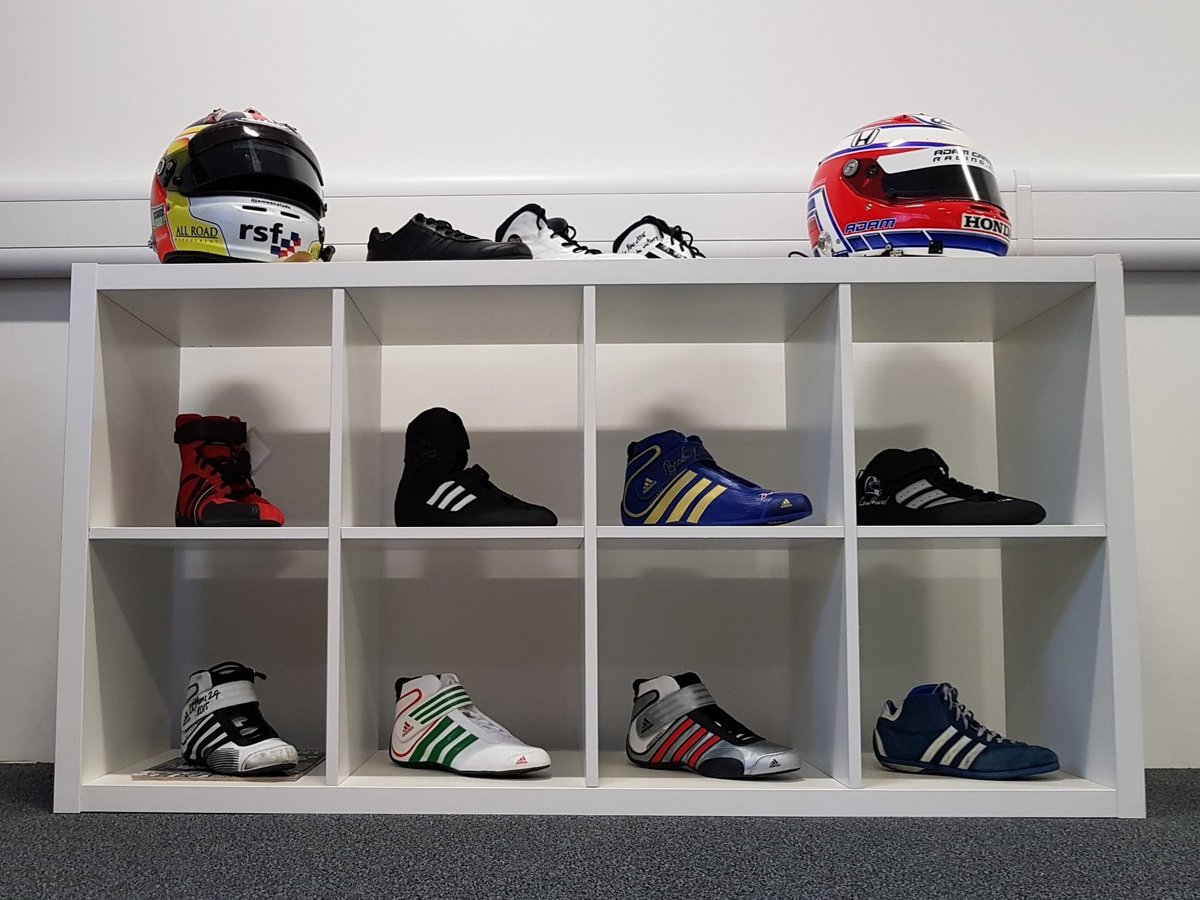 jameswooddrives's tweet photo. Book rack of champions @adidasmotosport
.
#fernandoalonso #bradkeslowksi #marclieb @NickTandyR #f1 #nascar #Indy500 #LEMANS24 #winner https://t.co/hn9IZk42c0