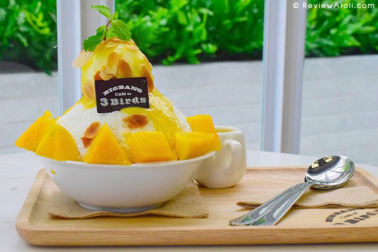 ReviewAroii's tweet photo. ใครเป็นแฟนคลับวงบิ๊กแบง+ชอบทานบิงซู แนะนำให้มาลอง Matcha Red Bean &amp; Mango Bingsu ร้าน Bigbang Cafe คาเฟ่น่ารักๆ สไตล์เกาหลีที่ห้าง SHOW DC https://t.co/x8HvKPbC9c