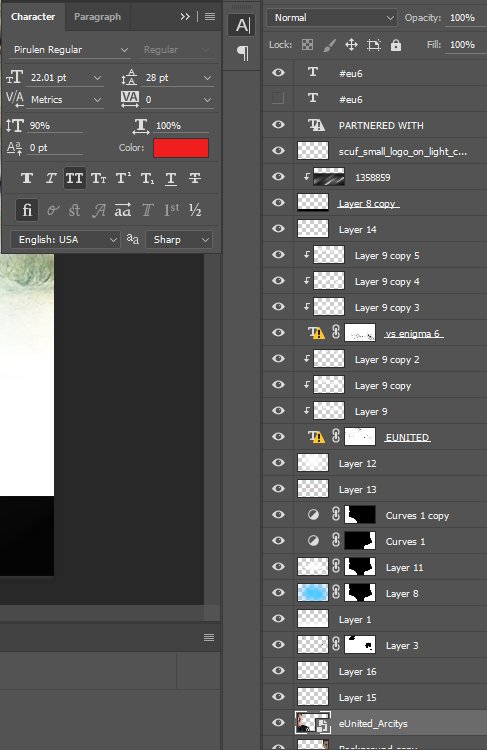 brutebrutebrute's tweet photo. Yesterday in media chat, I mentioned how one of my designers doesnt like folders.
Got this PSD today
#GuessTheDesigner https://t.co/Q1D8Jsrvd2