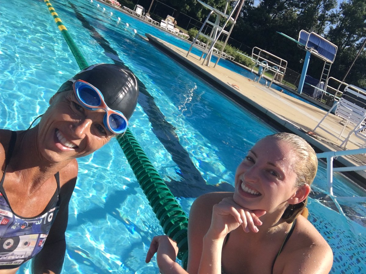 TCLF68's tweet photo. Trying to keep up with the young ones. @Team_WattieInk @WattieInk @blueseventy #thisisourlab #timetorock https://t.co/Je1m1VHrXX