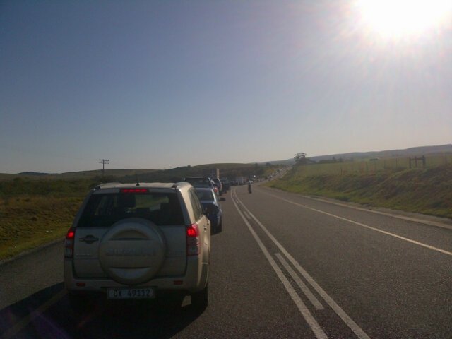 #EasternCape "<a href="/TekniWiZ/">Just_Marlon</a>: Long Queue R72 just after Alexandria towards Nanaga <a href="/TrafficEC/">TrafficEC</a> "