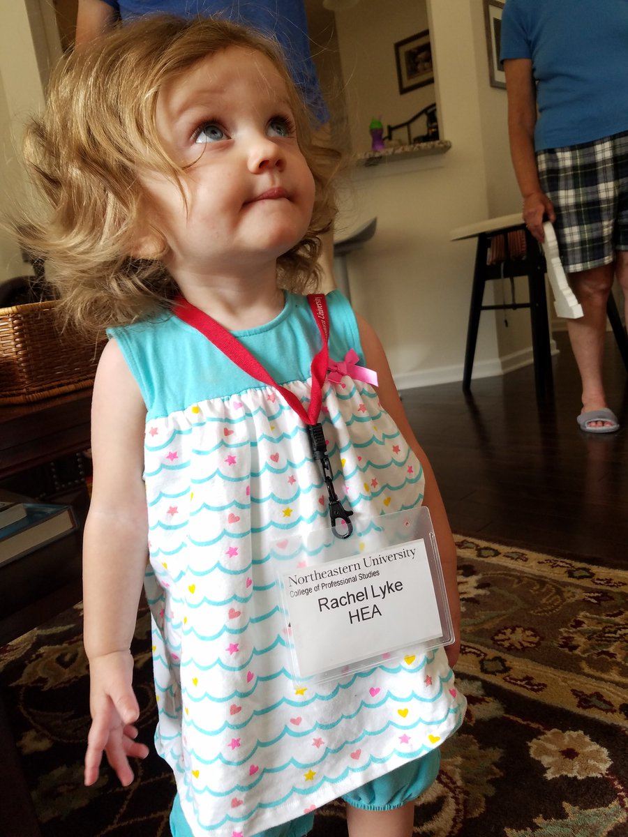 rlykepost's tweet photo. Passing along the nametag to the next generation of @NEU_EdD #NEUchangeagent #2017EdDRES https://t.co/eL0a2MvBq3
