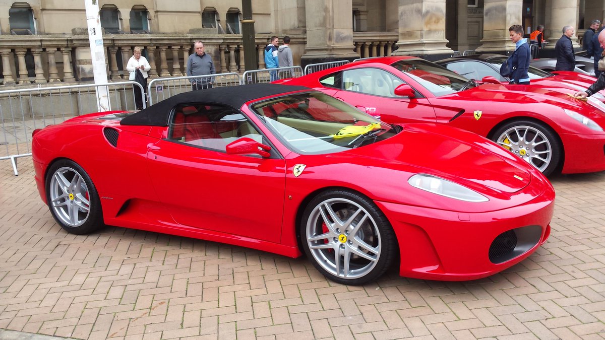 MPT_Enzo's tweet photo. Was absolutely amazing to see &amp; hear Ferraris in #Birmingham #VictoriaSquare #ferrari70 #FerrariFriday #Ferrari https://t.co/A5zcEedEkX