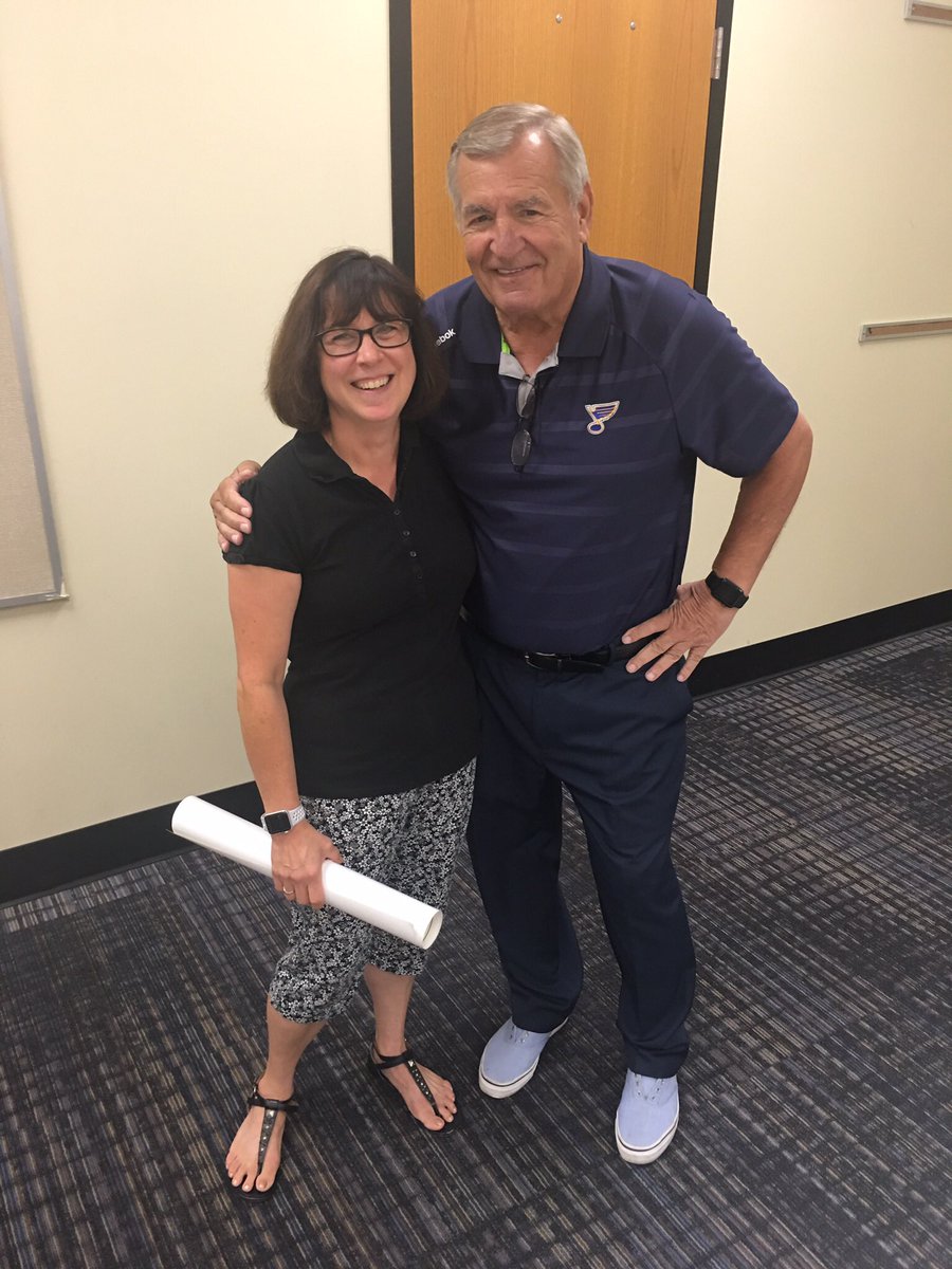gmlovetolearn's tweet photo. TY Bobby Plager for visiting our final day of #STEMr Academy. You made Sandi's day! πππ@CraigElementary @ParkwaySchools @StLouisBlues https://t.co/qk0ZeeSLgc