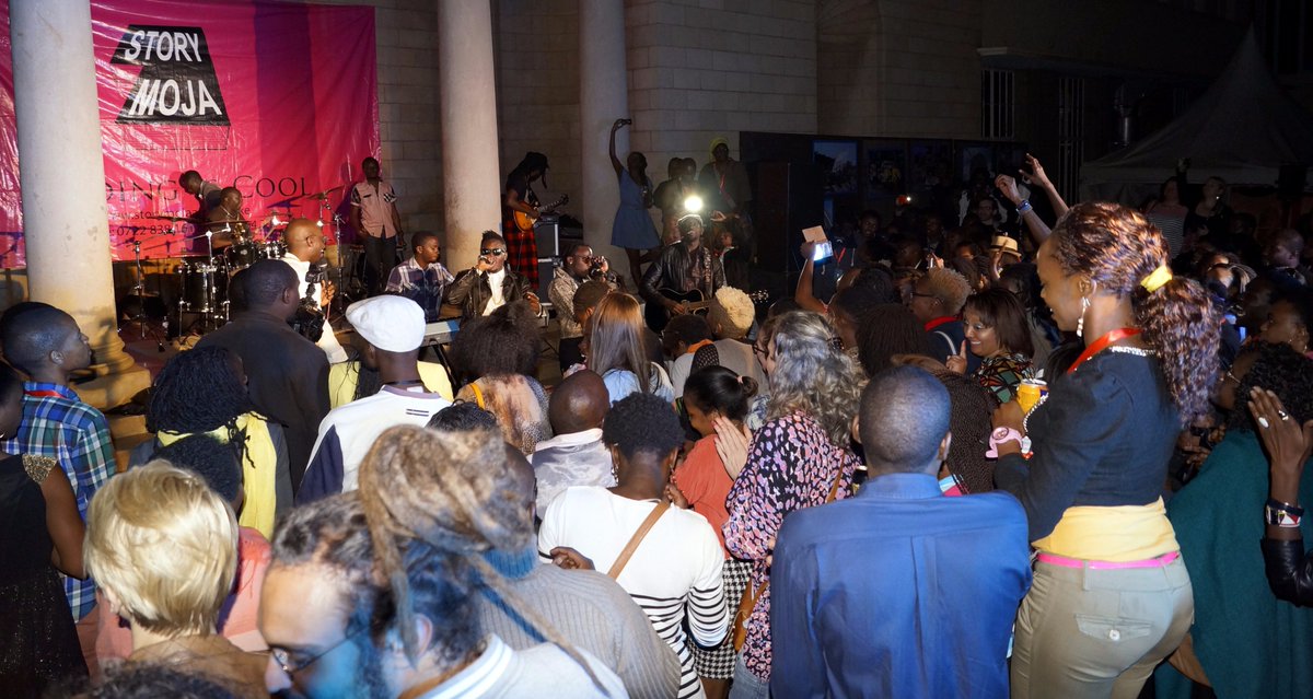 StorymojaFest's tweet photo. #FlashBackFriday - @sautisol headlining the Jaza Matatu na Vitabu concert during the 2014 edition of #StorymojaFest! https://t.co/mCOgWelN5E